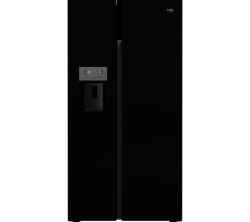 BEKO  ASGN542B American-Style Fridge Freezer - Black